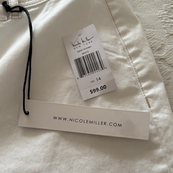 BNWT Elegant White Women's Nomad Super High Rise Wide Leg by Nicole Miller - Picture 5 of 10